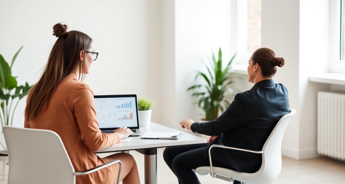 Nutrition coach consulting with client about pricing